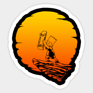 latest skateboard Sticker